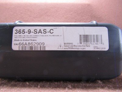 Sig Sauer P365 SAS 9 mm Semi 3.1
