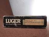 90% Condition Stoeger Arms STLR-5 Luger 22 LR Semi 5.5