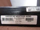 American Western Arms 1873 Peacemaker 45 Colt 6 Shot Single Action 4.75