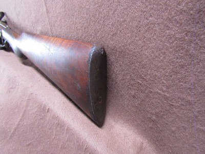Antique Belgian Flobert 22 Cal Breech Loading Single Shot Rifle 23 3/4
