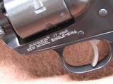 Like New Unfired Ruger Single Six 17 HMR 6 Shot Single Action Revolver 6.5