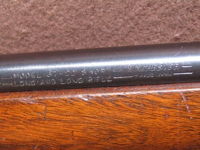 90% Condition Winchester 67 22 S/L/LR Single Nickel Bolt 27