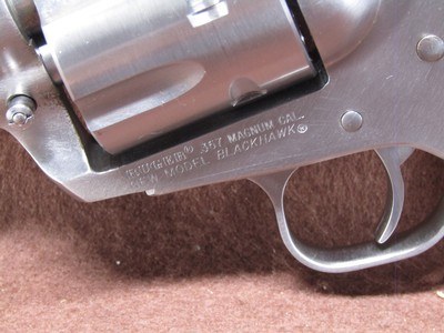 Like New Ruger New Model Blackhawk 357 Mag 6 Shot SA 6.5