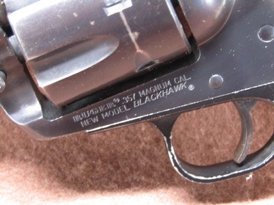 Ruger NM Blackhawk 357 Mag 6 Shot Single Action 6.5