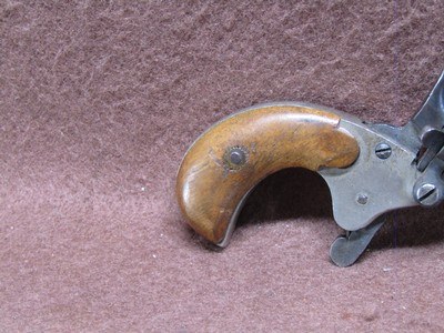 Antique Belgian Folbert 6 mm Single Shot Pistol 2.5