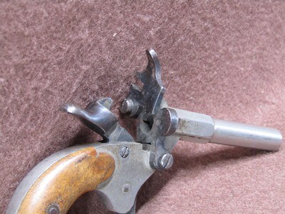 Antique Belgian Folbert 6 mm Single Shot Pistol 2.5