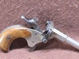 Antique Belgian Folbert 6 mm Single Shot Pistol 2.5