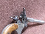 Antique Belgian Folbert 6 mm Single Shot Pistol 2.5