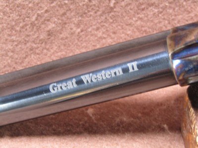 Very Nice F Lli Pietta Great Western II 45 LC 6 Shot SA 4.75