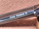 Very Nice F Lli Pietta Great Western II 45 LC 6 Shot SA 4.75