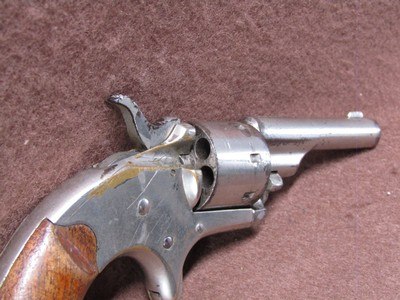 Antique Colt Open Top 22 Short 7 Shot SA Spur Trigger 2.5