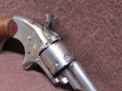 Antique Colt Open Top 22 Short 7 Shot SA Spur Trigger 2.5
