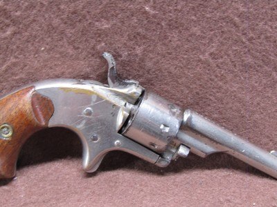 Antique Colt Open Top 22 Short 7 Shot SA Spur Trigger 2.5