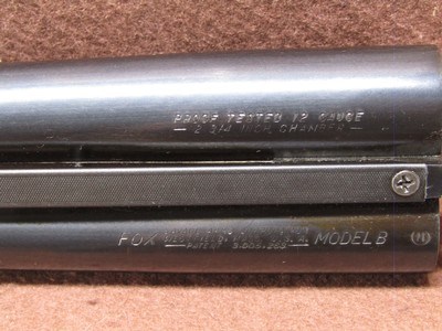 Savage Arms Fox Model B 12 Ga 2 3/4