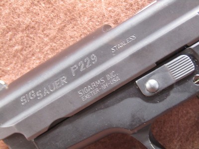 Sig Sauer P229 40 S&W DA/SA Semi 3.625