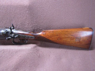 Antique W Richards 12 Ga Side Lever Hammer Double 30.25