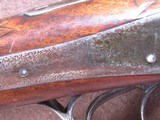 Antique W Richards 12 Ga Side Lever Hammer Double 30.25