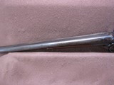 Antique W Richards 12 Ga Side Lever Hammer Double 30.25