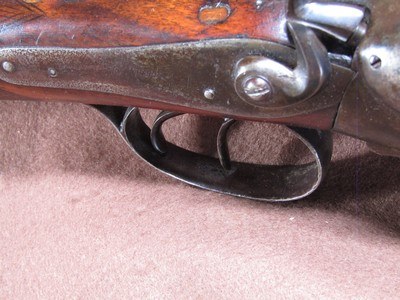 Antique W Richards 12 Ga Side Lever Hammer Double 30.25