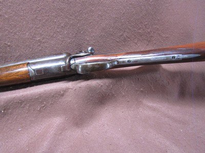 Antique W Richards 12 Ga Side Lever Hammer Double 30.25