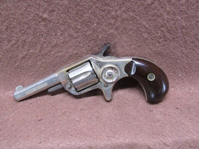 Antique Colt New Line 2nd Model Long Cylinder Flutes 22 Short 7 Shot Spur Trigger Revolver - Image 9 of 17