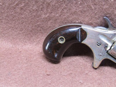 Antique Colt New Line 2nd Model Long Cylinder Flutes 22 Short 7 Shot Spur Trigger Revolver - Image 2 of 17