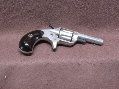 Antique Colt New Line 2nd Model Long Cylinder Flutes 22 Short 7 Shot Spur Trigger Revolver - Image 8 of 17