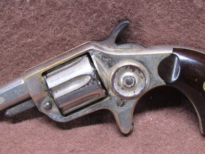 Antique Colt New Line 2nd Model Long Cylinder Flutes 22 Short 7 Shot Spur Trigger Revolver - Image 11 of 17