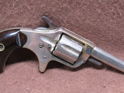Antique Colt New Line 2nd Model Long Cylinder Flutes 22 Short 7 Shot Spur Trigger Revolver - Image 3 of 17