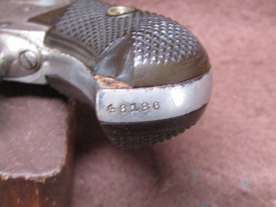 Antique Forehand & Wadsworth British Bulldog 32 Cal 6 Shot DA/SA 3.25