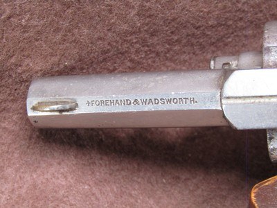 Antique Forehand & Wadsworth British Bulldog 32 Cal 6 Shot DA/SA 3.25