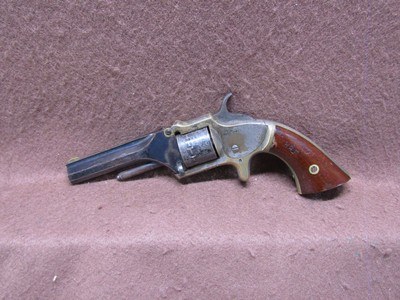 Antique American Standard Co Manhattan 7 Shot Spur Trigger SA Revolver 3.125