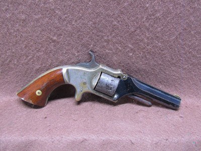 Antique American Standard Co Manhattan 7 Shot Spur Trigger SA Revolver 3.125
