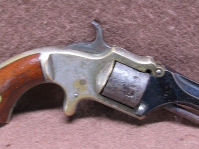 Antique American Standard Co Manhattan 7 Shot Spur Trigger SA Revolver 3.125