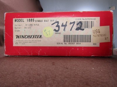 Like New Winchester 1885 Low Wall Grade 1 22 LR 24.5