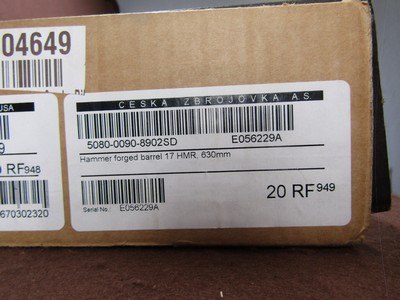 Like New CZ-USA 457 American Combo 22 LR/17 HMR Bolt 24.5