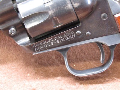 Ruger Single Six 3 Screw 22 LR 6 Shot SA 6.5
