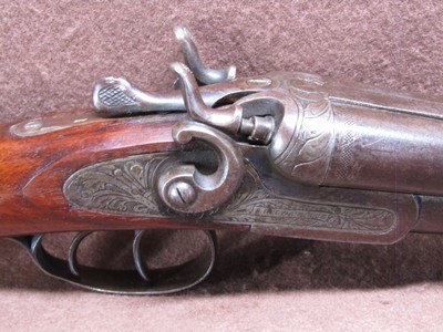Antique Sam Holt Arms 12 Ga Hammer Double 30