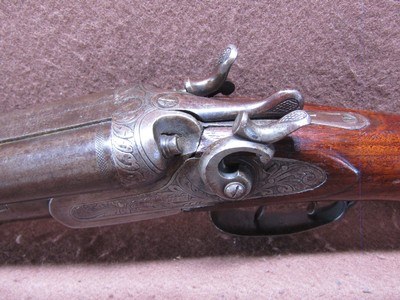 Antique Sam Holt Arms 12 Ga Hammer Double 30