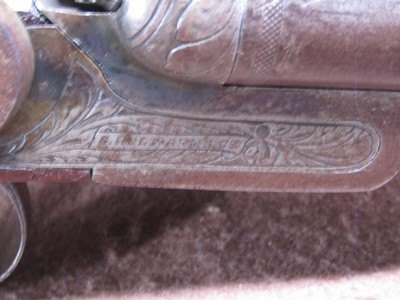 Antique Sam Holt Arms 12 Ga Hammer Double 30