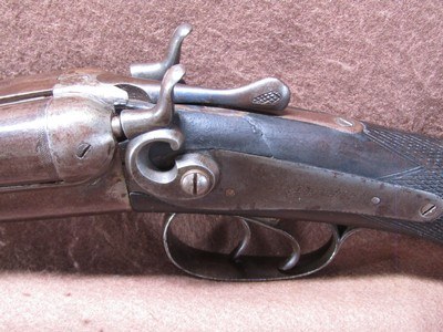Antique A Richard 12 Ga Hammer Double 30