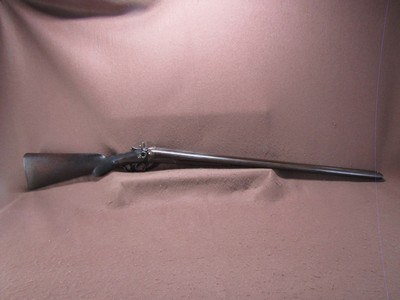 Antique A Richard 12 Ga Hammer Double 30