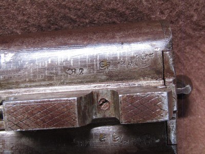 Antique A Richard 12 Ga Hammer Double 30
