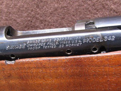 Savage Arms 342 22 Hornet Bolt 22
