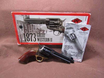 Like New Rare F Lli Pietta 1873 Gen II SA 45 LC 6 Shot SA 5.5