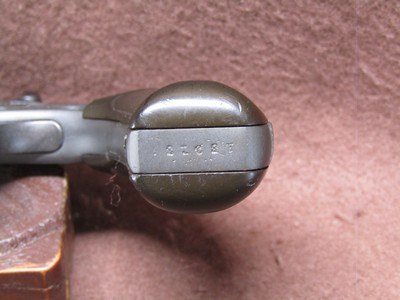 Antique Smith & Wesson Safety Hammerless 38 S&W 5 Shot DA 3.25