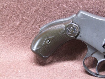 Antique Smith & Wesson Safety Hammerless 38 S&W 5 Shot DA 3.25