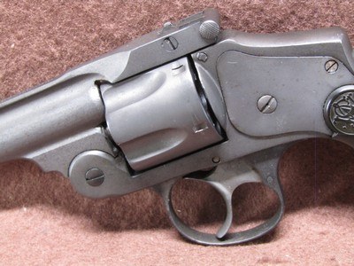 Antique Smith & Wesson Safety Hammerless 38 S&W 5 Shot DA 3.25