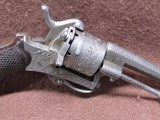 Antique French Pinfire 30 Cal 6 Shot DA/SA 3.25