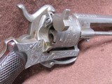 Antique French Pinfire 30 Cal 6 Shot DA/SA 3.25
